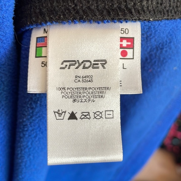 Mens Spyder Quarter Zip - Picture 4 of 5